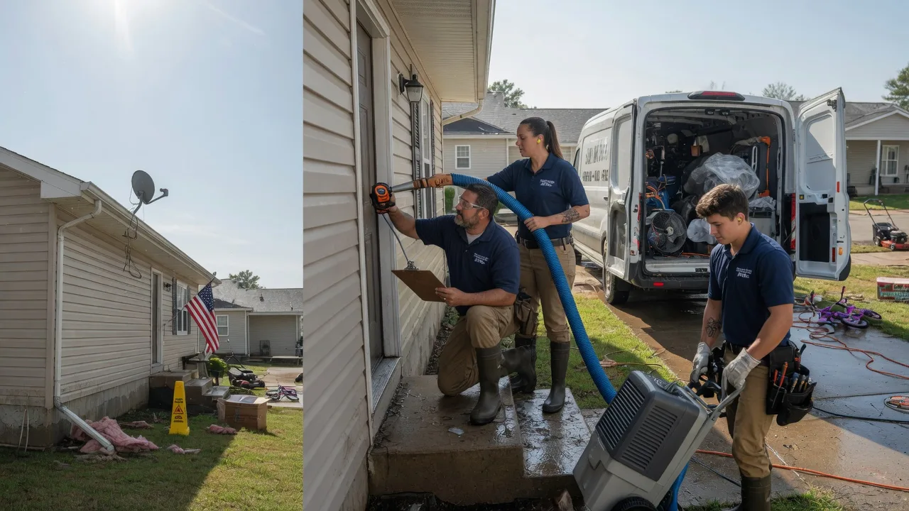 Ceiling Water Damage Restoration in Udall, MO near me